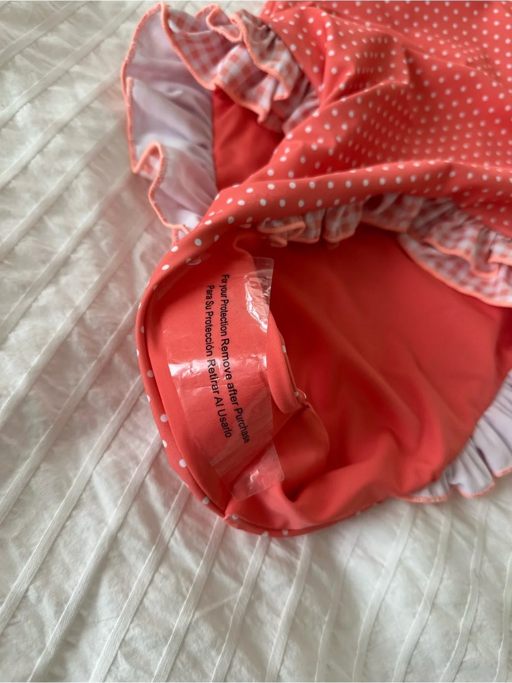 Altar’s State As Revival polka dot ruffle onepice swimsuit  size XS